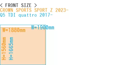 #CROWN SPORTS SPORT Z 2023- + Q5 TDI quattro 2017-